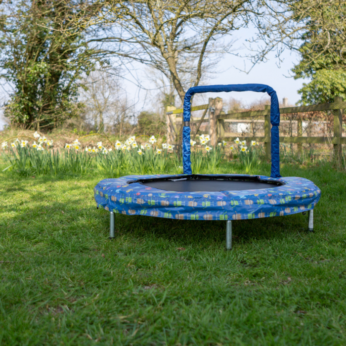 48" Blue Robot Mini Trampoline