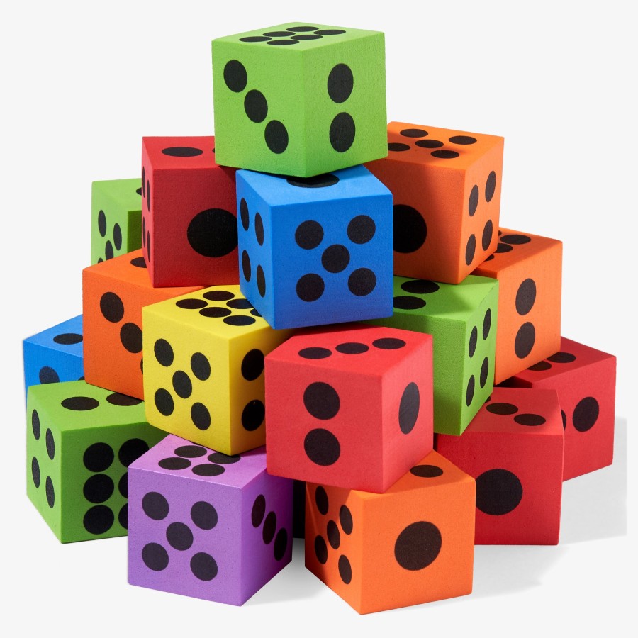48 Large Foam Dice