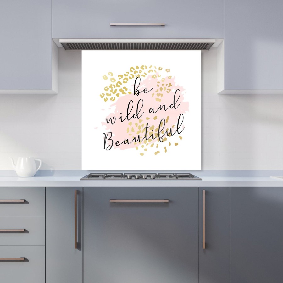 Click to view product details and reviews for Be Wild And Beautiful Kitchen Splashback W600mm X H600mm.