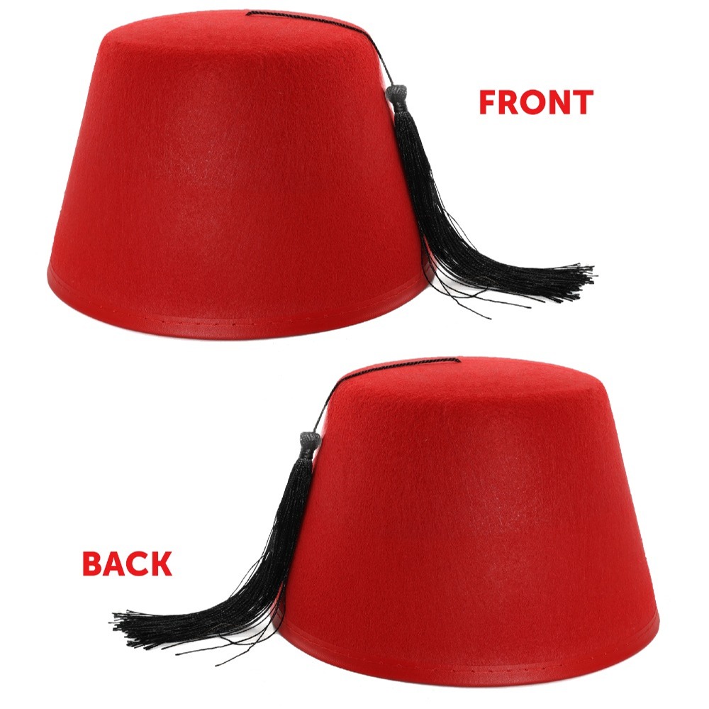 Deluxe Red Fez Hat