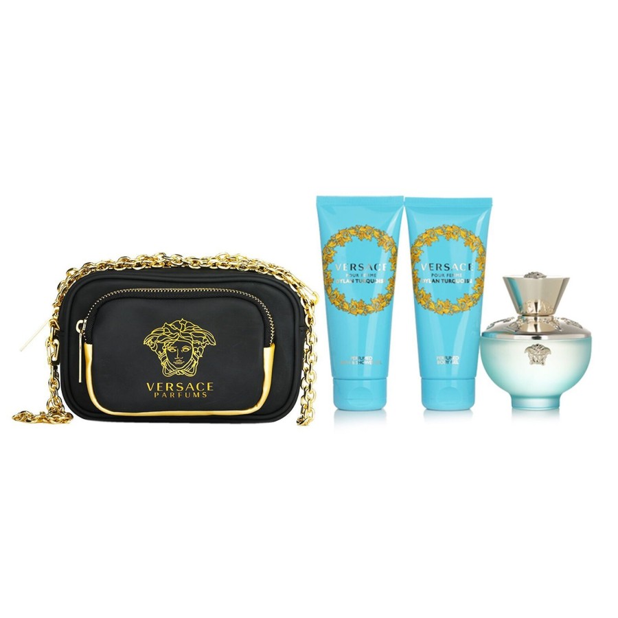 Versace Pour Femme Dylan Turquoise 100ml Eau de Toilette Spray Gift Set