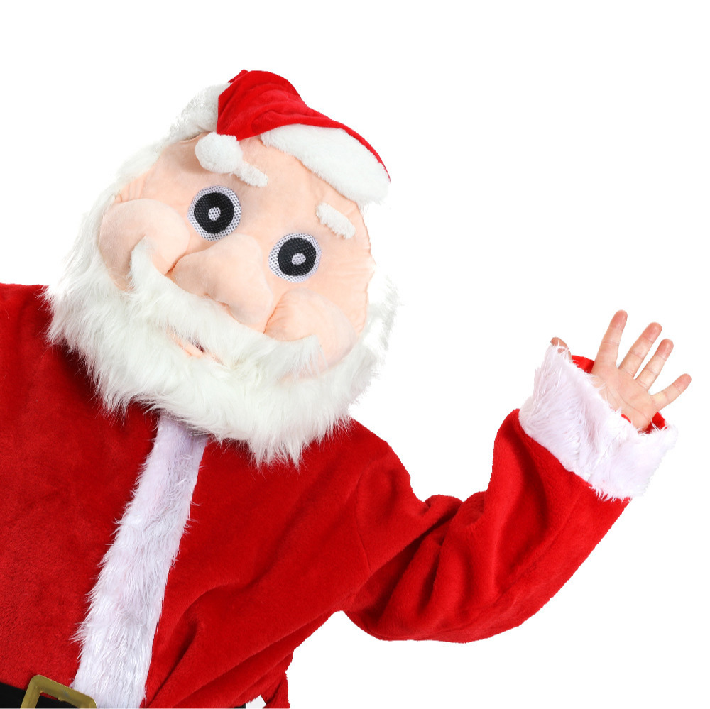 Plush Santa Mascot Head