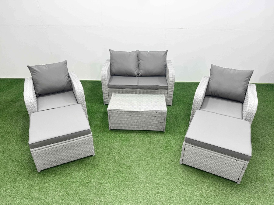 Click to view product details and reviews for Fimous Light Grey Pe Wicker Rattan Garden Furniture Set Sofa Set Reclining Adjustable Chair Rectangular Coffee Table 6 Seater 2 Big Stools. Click to view product details and reviews for Fimous Light Grey Pe Wicker Rattan Garden Furniture Set Sofa Set Reclining Adjustable Chair Rectangular Coffee Table 6 Seater 2 Big Stools.