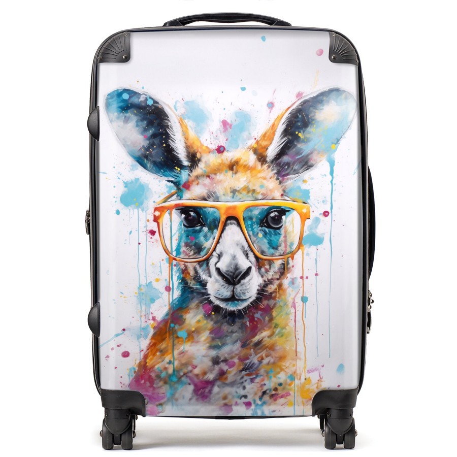 Click to view product details and reviews for Splashart Kangaroo In Glasses Suitcase Medium. Click to view product details and reviews for Splashart Kangaroo In Glasses Suitcase Medium.