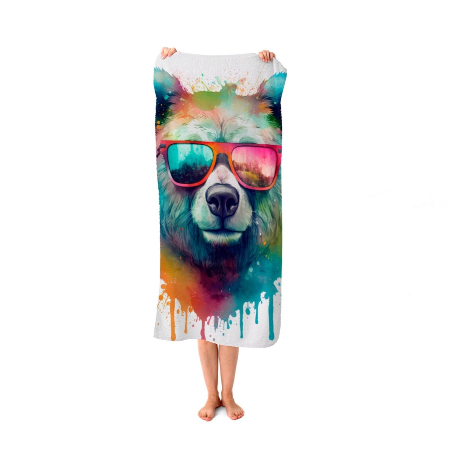 Click to view product details and reviews for Splashart Colourful Bear In Glasses Beach Towel. Click to view product details and reviews for Splashart Colourful Bear In Glasses Beach Towel.