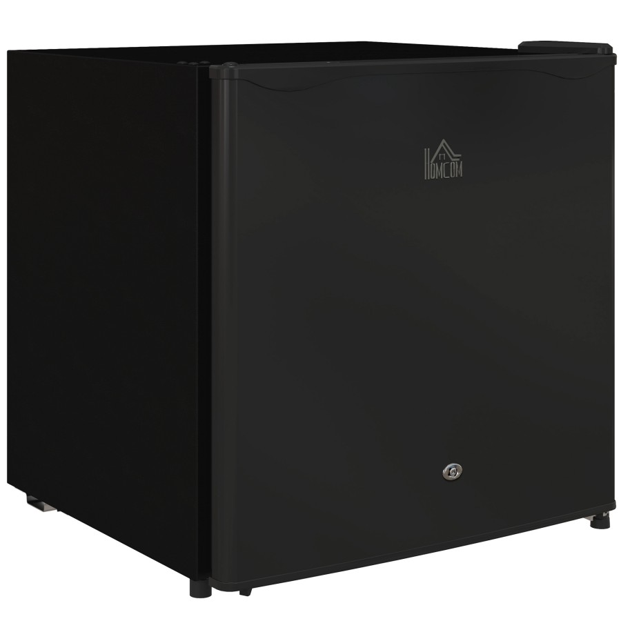 Click to view product details and reviews for Homcom 46 Litre Table Top Mini Fridge With Lock Small Fridge With Ice Box Reversible Door Adjustable Temperature And Legs Mini Fridge For Bedroom.