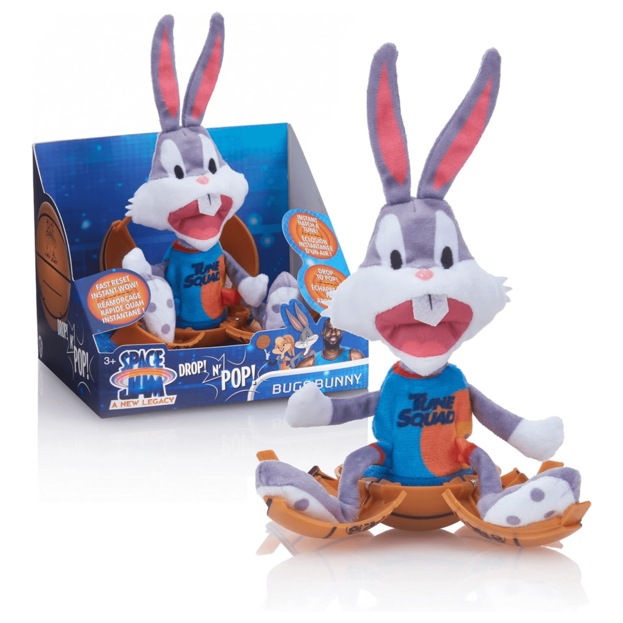 Space Jam A New Legacy Drop N' Pop Basketball Plush Toy Age 3+