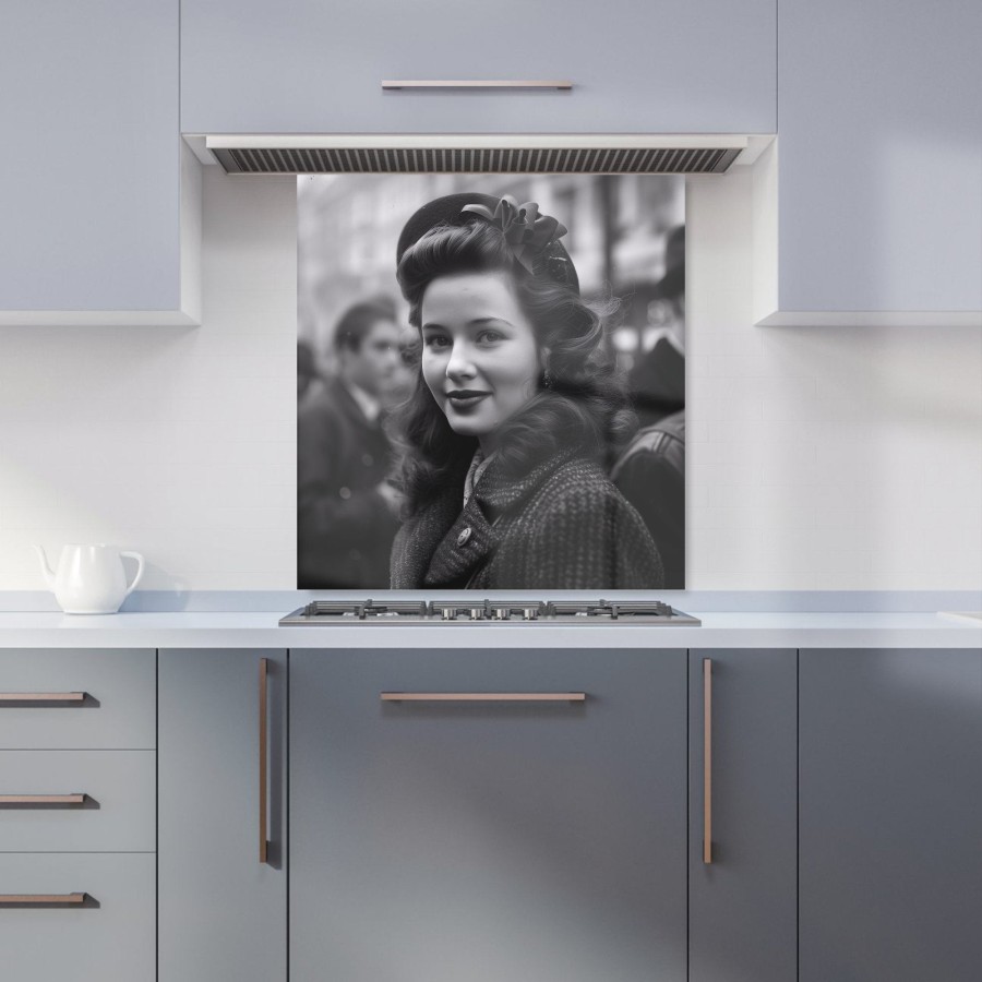 Click to view product details and reviews for Nostalgic Beauty On The Street Kitchen Splashback W700mm X H650mm.
