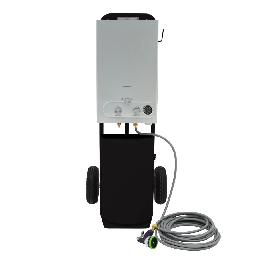 Click to view product details and reviews for Deluxe Portable Horse Shower Black.