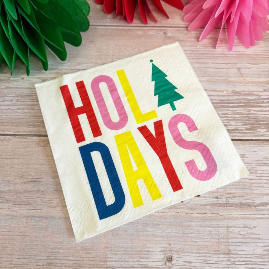 Click to view product details and reviews for Vibrant Christmas Holidays Luncheon Napkins Festive Tableware Novelty X16.