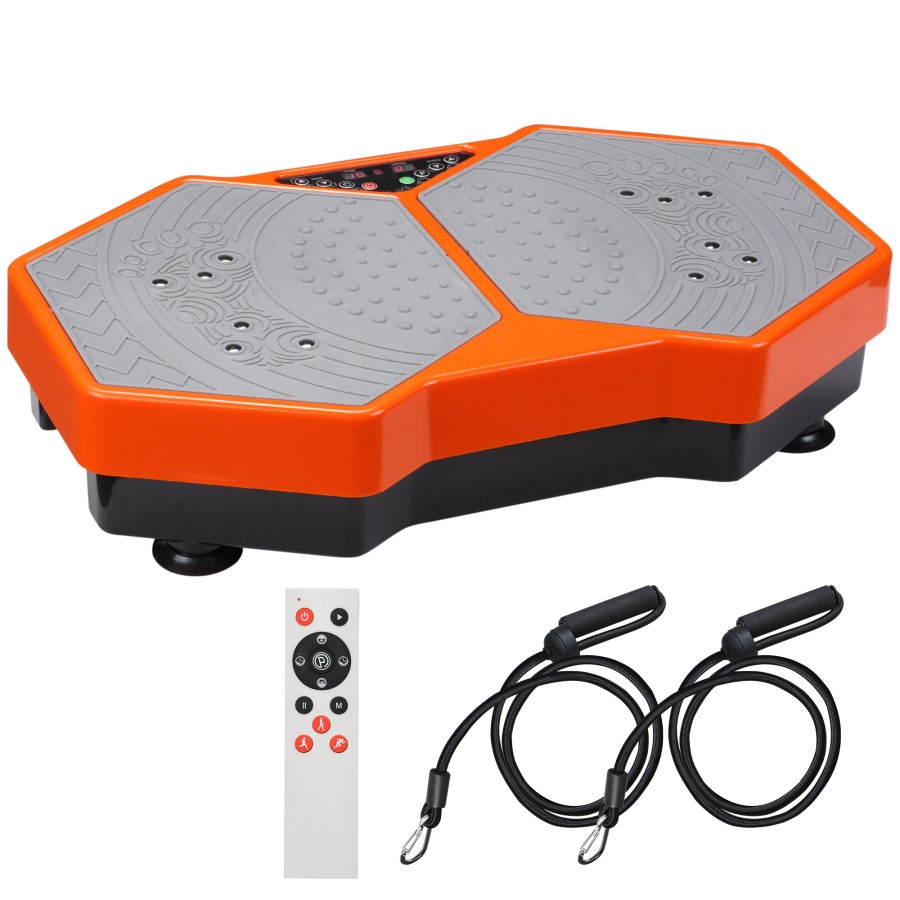 Click to view product details and reviews for Homcom Vibration Plate Exercise Machine W Remote Control Resistance Bands.
