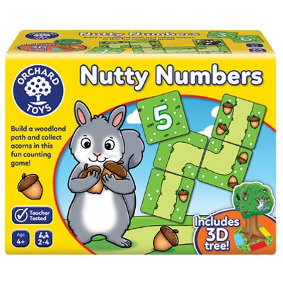 Nutty Numbers Numeracy Game by Orchard Toys