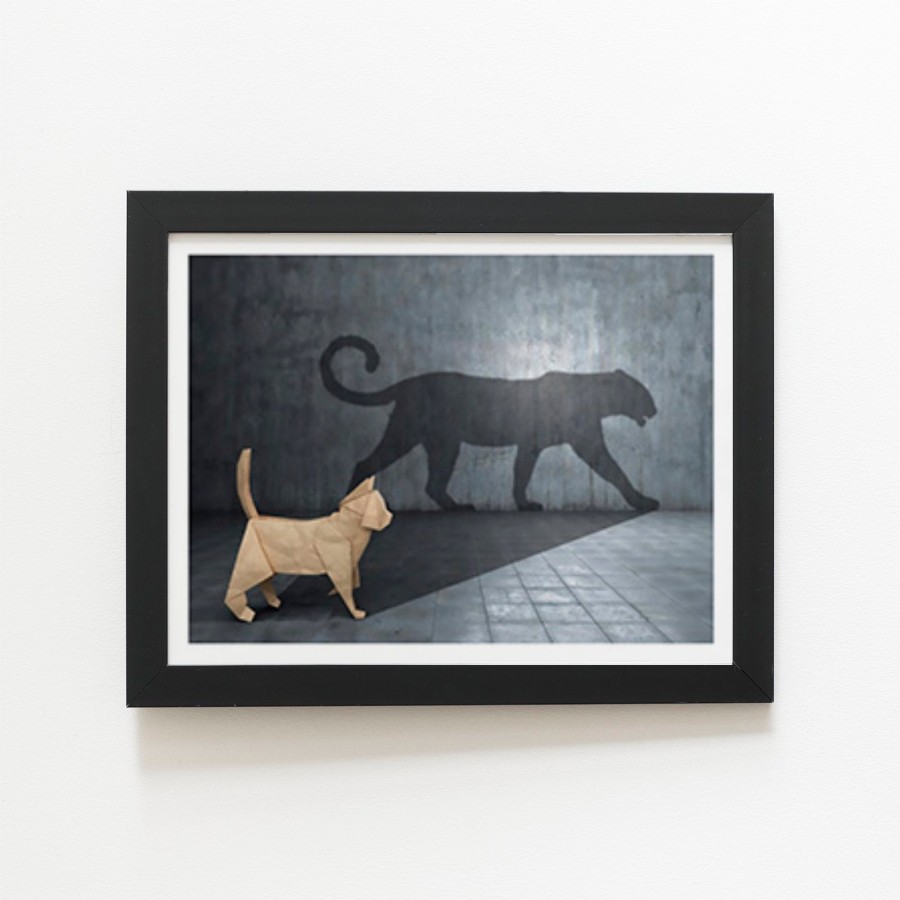 Click to view product details and reviews for Hidden Potential Jaguar Art Prints 8 X 10 Black Frame.