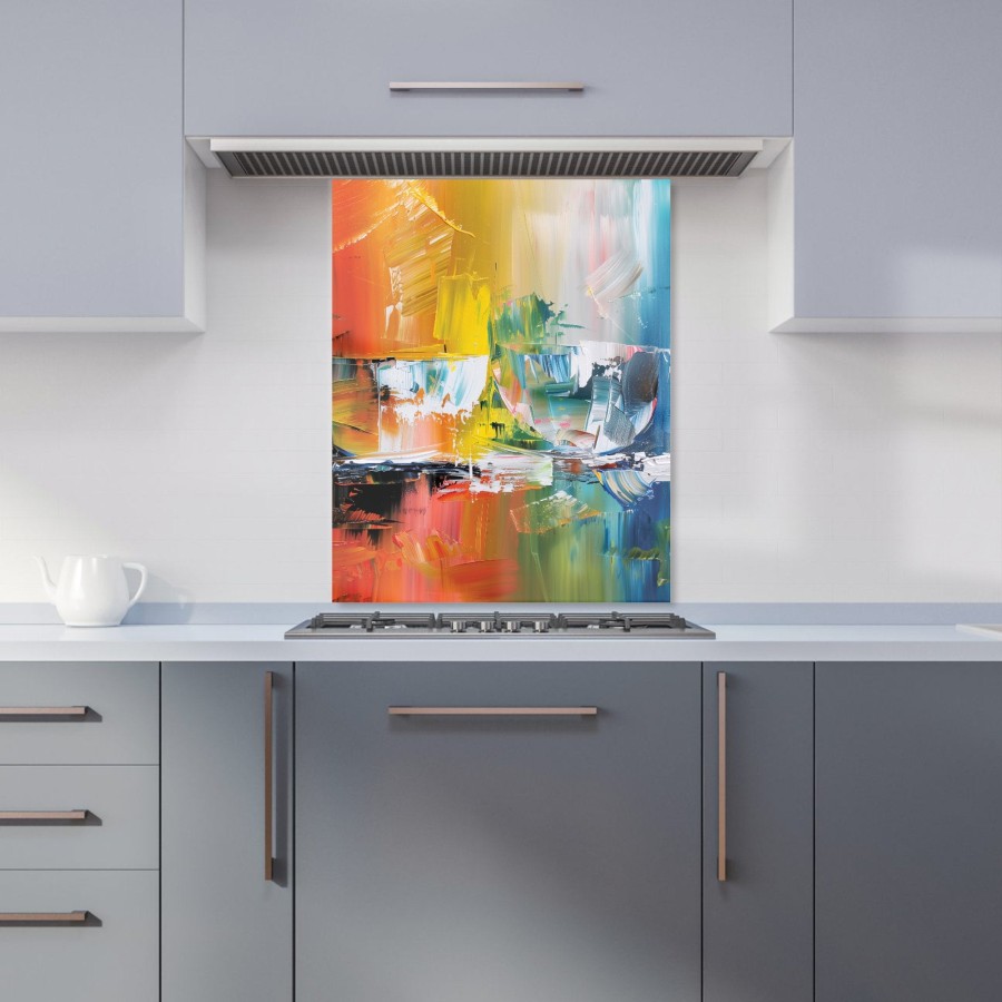 Click to view product details and reviews for Impressionists Palette Colorful Abstraction Kitchen Splashback W600mm X H750mm. Click to view product details and reviews for Impressionists Palette Colorful Abstraction Kitchen Splashback W600mm X H750mm.