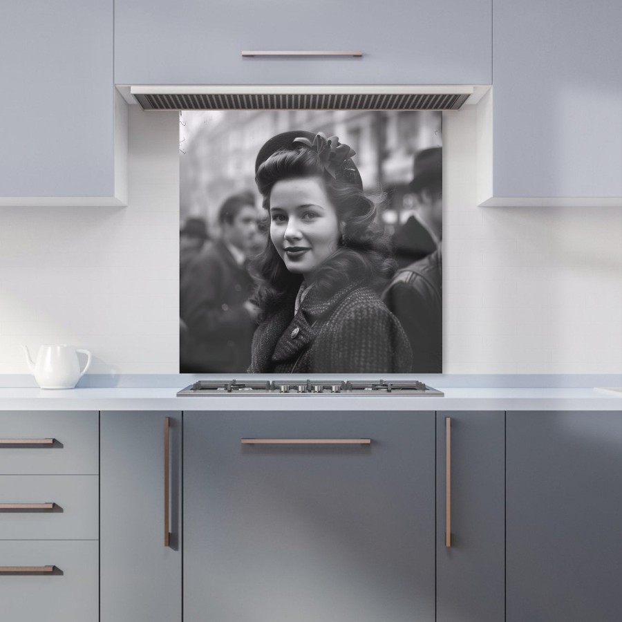 Click to view product details and reviews for Nostalgic Beauty On The Street Kitchen Splashback W600mm X H600mm.