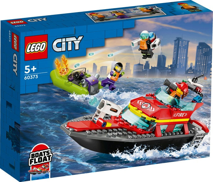 Click to view product details and reviews for Lego City Fire Rescue Boat 60373.