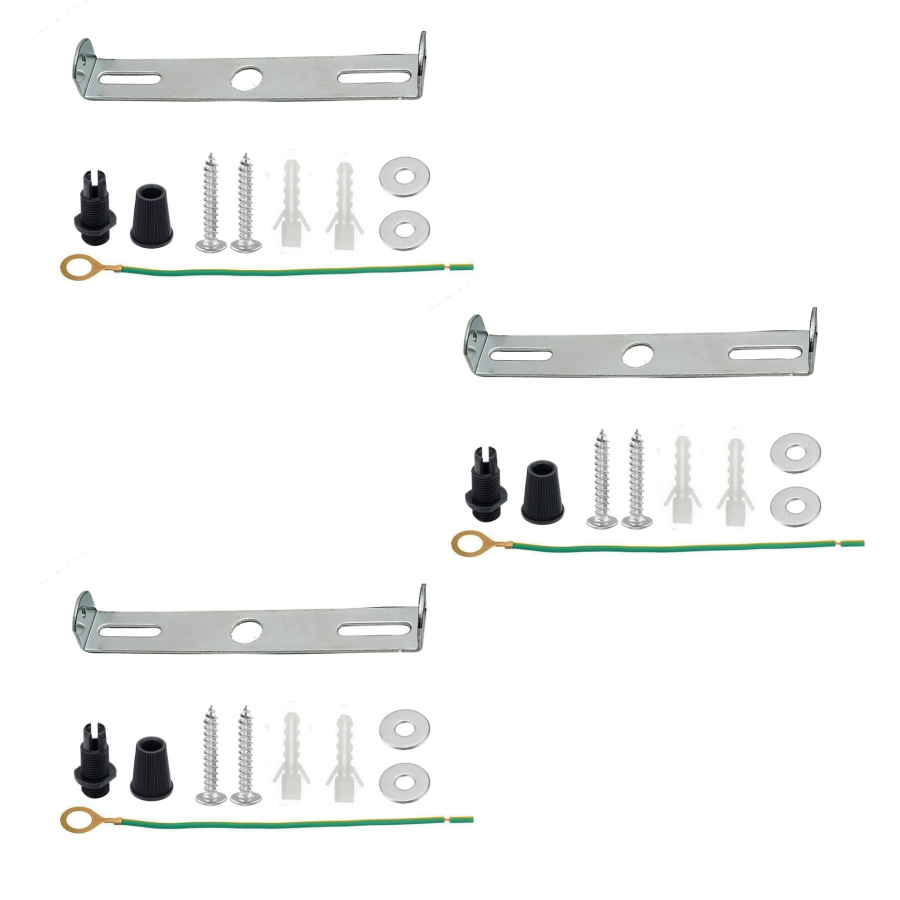 Click to view product details and reviews for 95mm 115mm Lighting Fixture Plate Bracket Fitting Accessories Set 5572 115mm 3.
