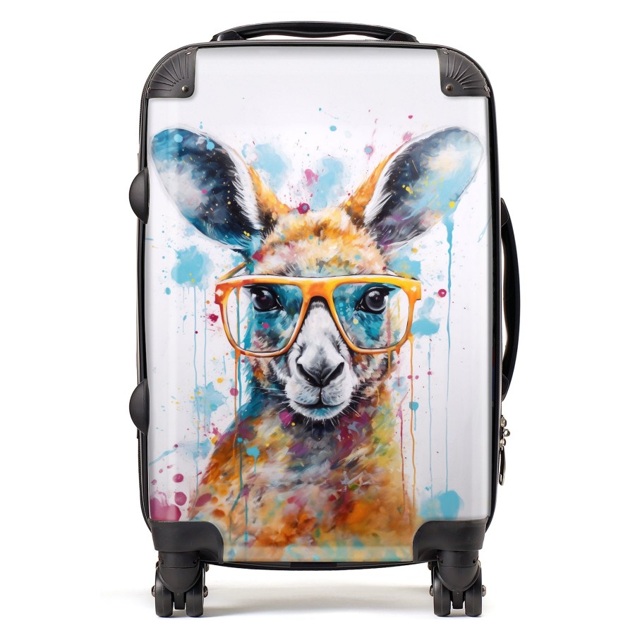 Click to view product details and reviews for Splashart Kangaroo In Glasses Suitcase Cabin. Click to view product details and reviews for Splashart Kangaroo In Glasses Suitcase Cabin.