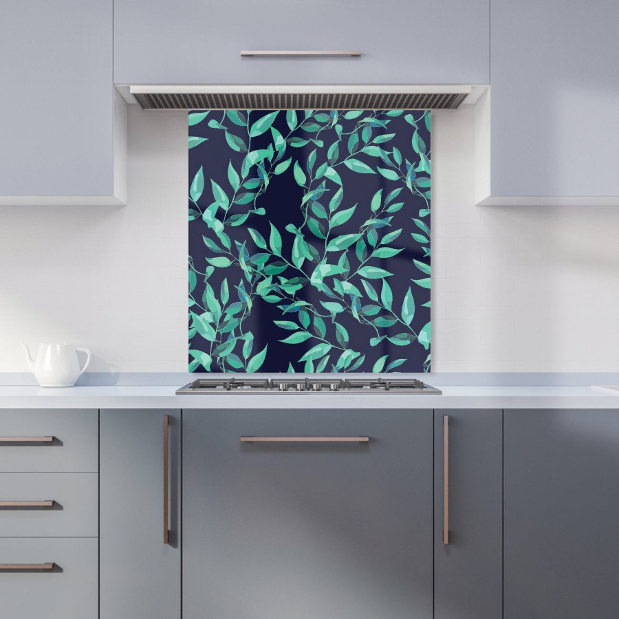 Click to view product details and reviews for Delicate Green Foliage Kitchen Splashback W600mm X H650mm.