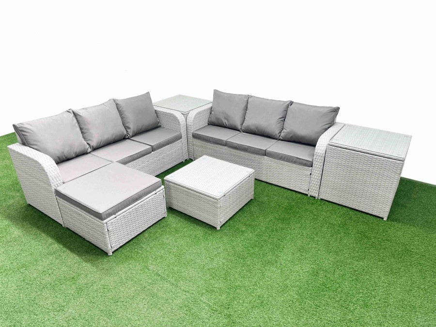 Click to view product details and reviews for Fimous Outdoor Garden Furniture Sets 7 Seater Wicker Rattan Furniture Sofa Sets With Square Coffee Table High Back Lounge Sofa Big Footstool 2 Side Ta. Click to view product details and reviews for Fimous Outdoor Garden Furniture Sets 7 Seater Wicker Rattan Furniture Sofa Sets With Square Coffee Table High Back Lounge Sofa Big Footstool 2 Side Ta.