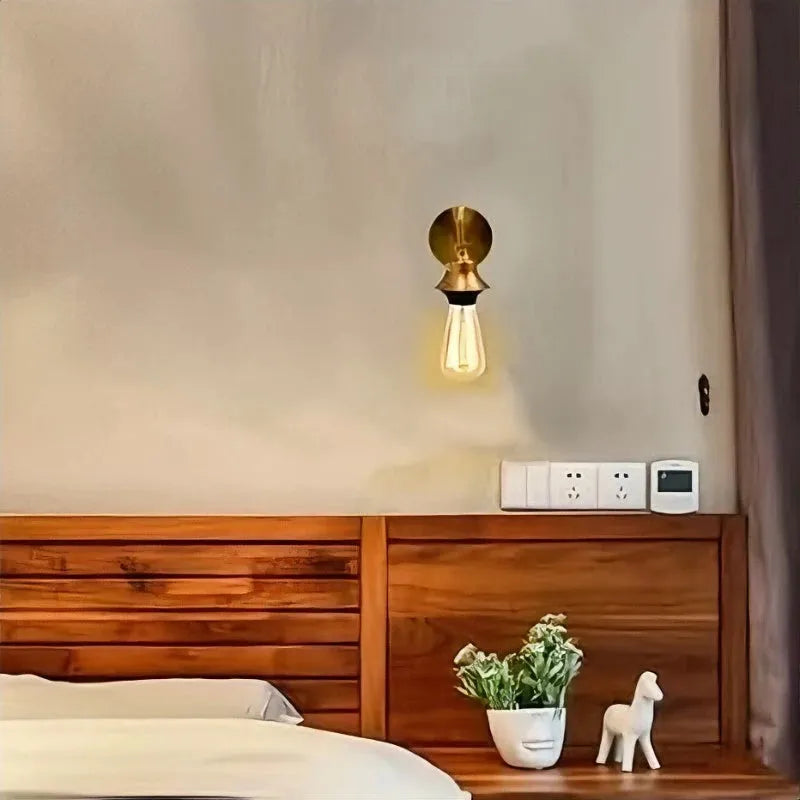 Vintage Wall Mounted Light Fixtures Retro Metal Wall Sconce5840