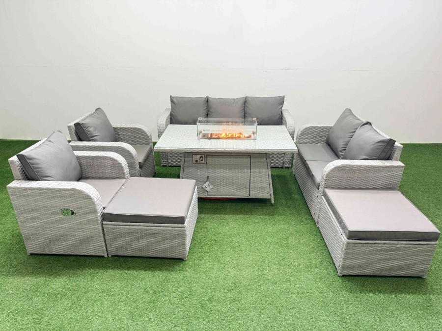 Click to view product details and reviews for Fimous Pe Rattan Garden Furniture Set Reclining Chair Sofa Double Love Seat 2 Seater Sofa Lounge Set Firepit Dining Table 2 Big Footstool Light Grey. Click to view product details and reviews for Fimous Pe Rattan Garden Furniture Set Reclining Chair Sofa Double Love Seat 2 Seater Sofa Lounge Set Firepit Dining Table 2 Big Footstool Light Grey.