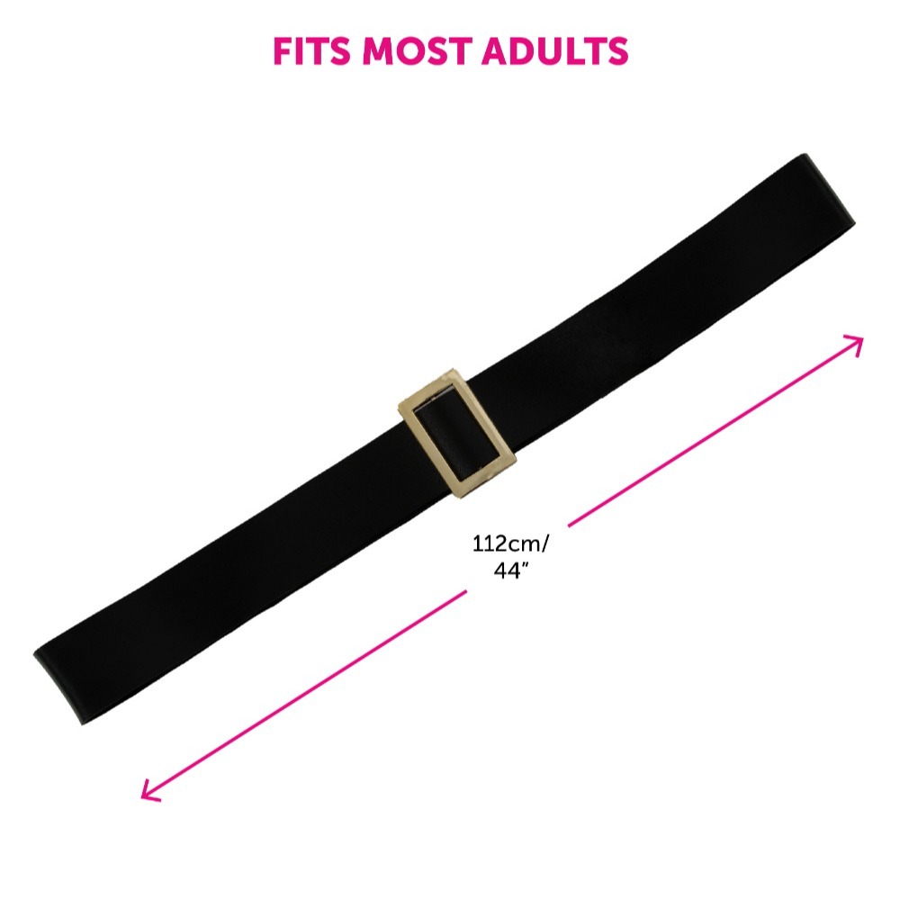 Men's Rowdy Wrestler Costume | 4 Pcs | Leather Jacket Kilt, Wig & Belt