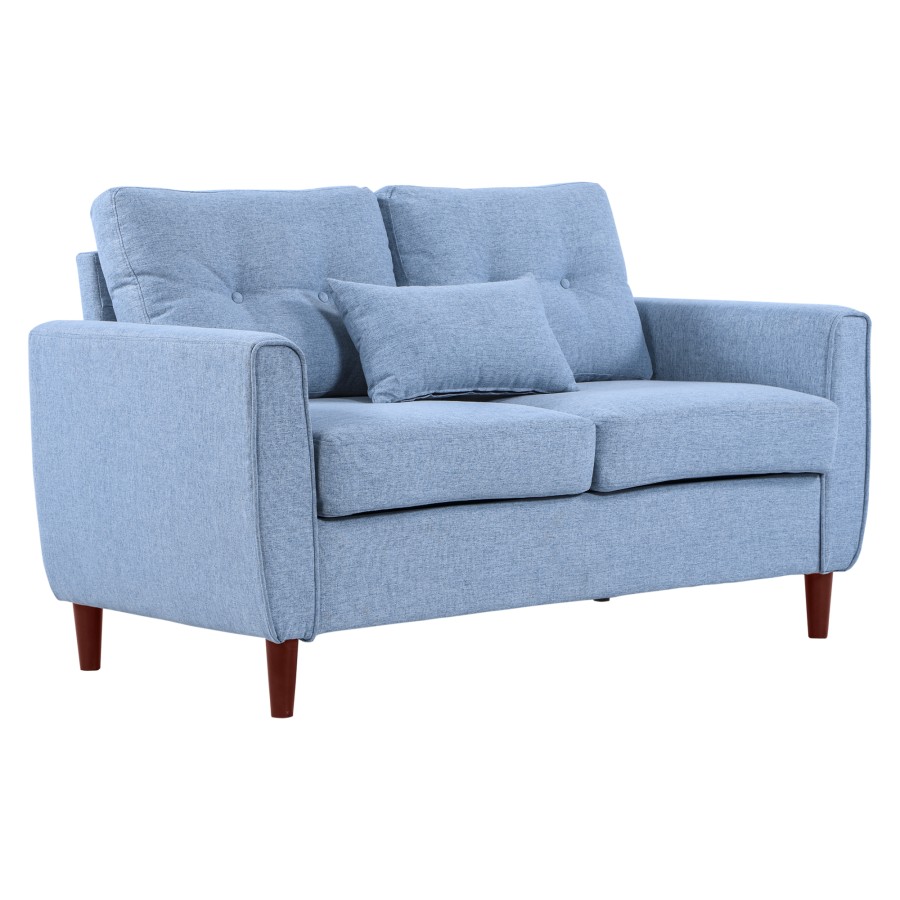 Click to view product details and reviews for Homcom Modern Chic Loveseat With Armrest Spring Padding For Home Office.