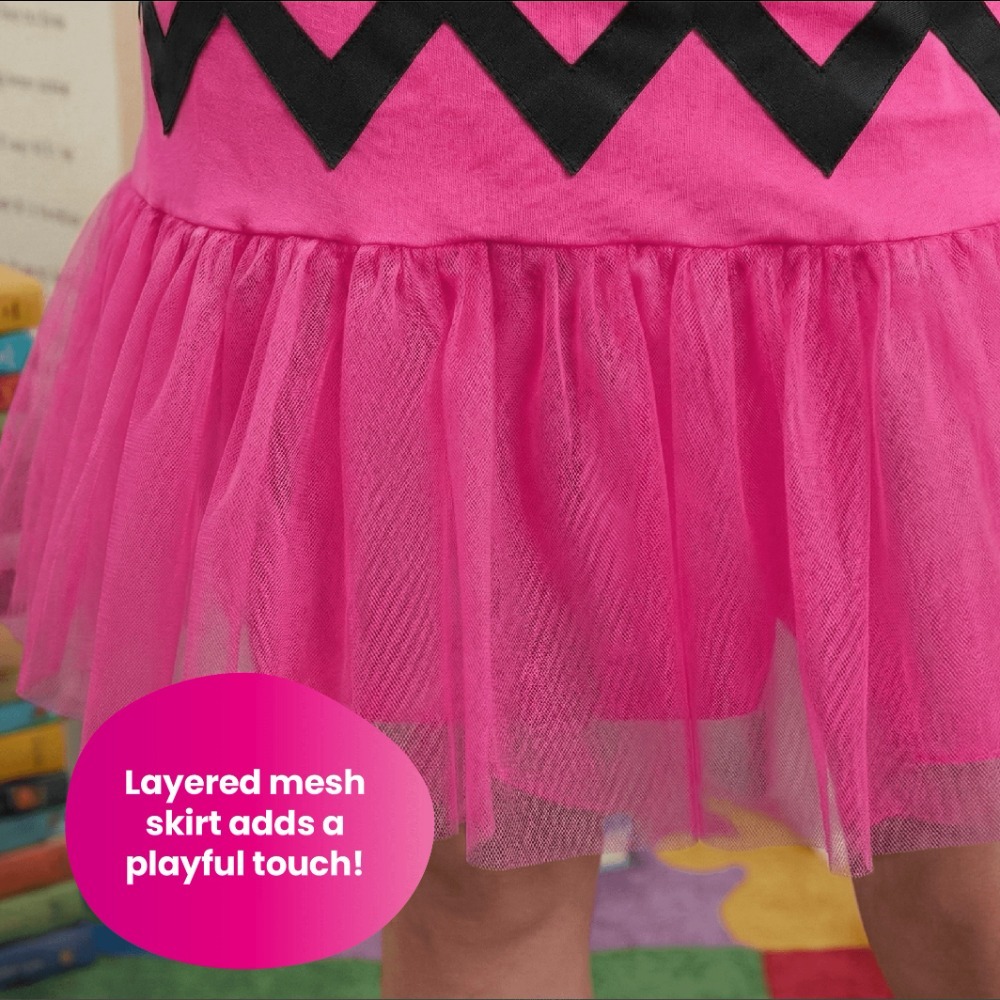 Girls Pink Crayon Dress