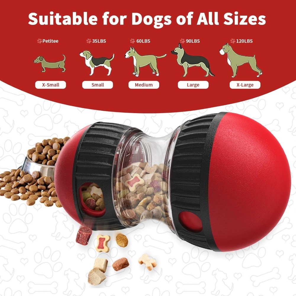 Interactive Dog Puzzle Feeder Toy - Adjustable Slow Treat Dispenser Toy