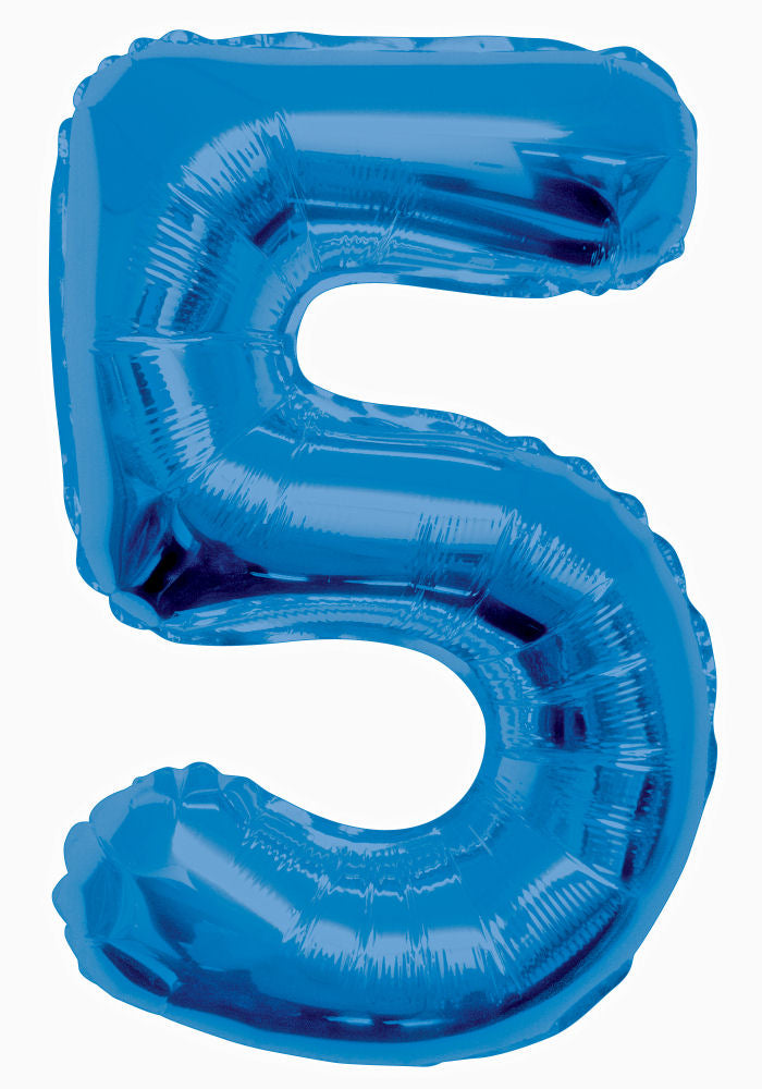 Click to view product details and reviews for 5 Blue 34 Numeral Balloon.