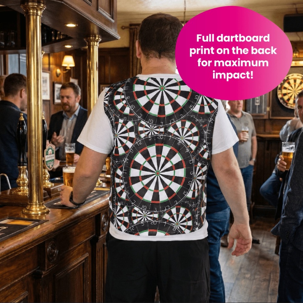 Mens Dartboard Waistcoat