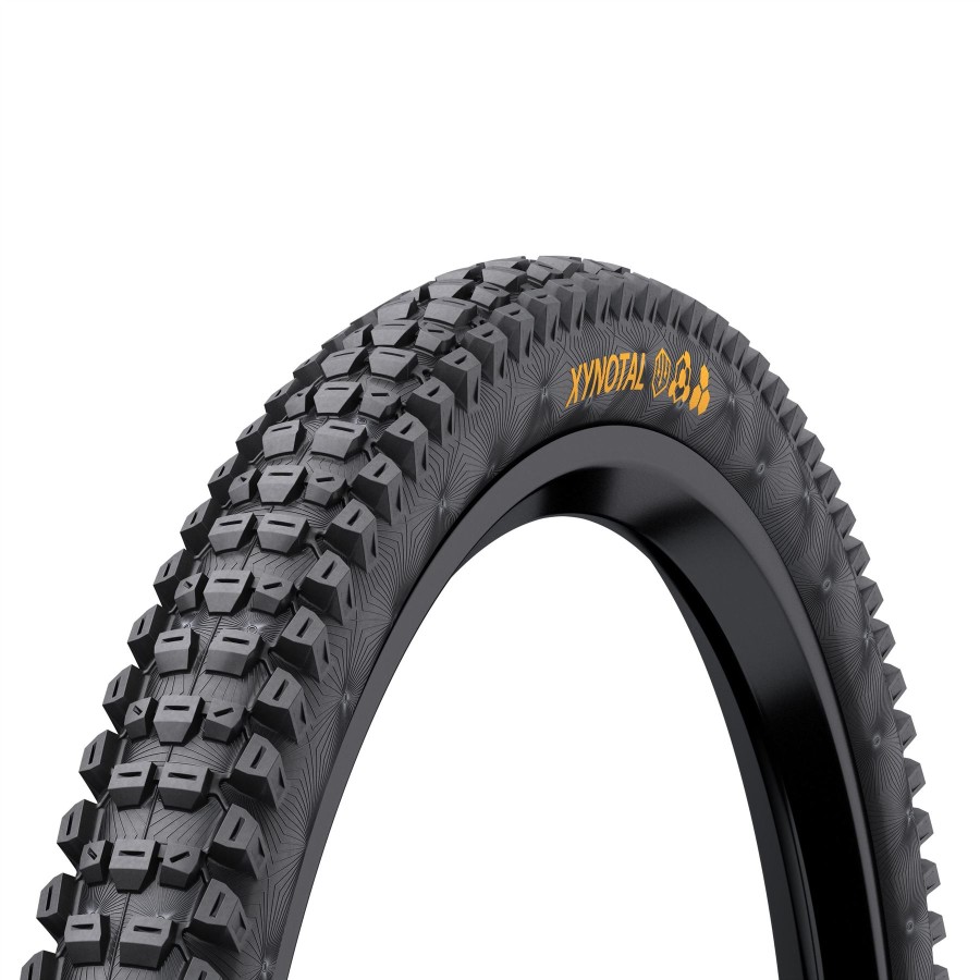 CONTINENTAL XYNOTAL DOWNHILL TYRE - SOFT COMPOUND FOLDABLE 2022: BLACK & BLACK 29X2.40" - TYC101996