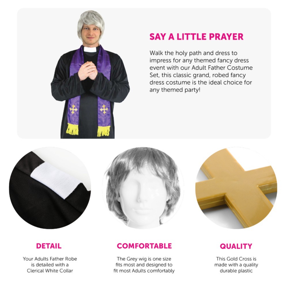 Adults Father Ted Costume Set