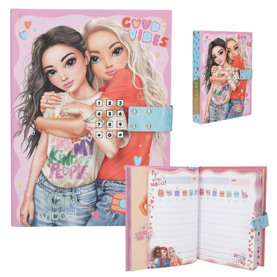 Top Model Model Secret Code Journal TopModel Diary with Code and Sound - Good Vibes | Cazaar