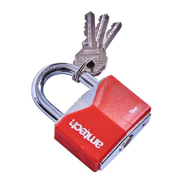 Click to view product details and reviews for 50mm Rhombic Chrome Plated Iron Padlock.