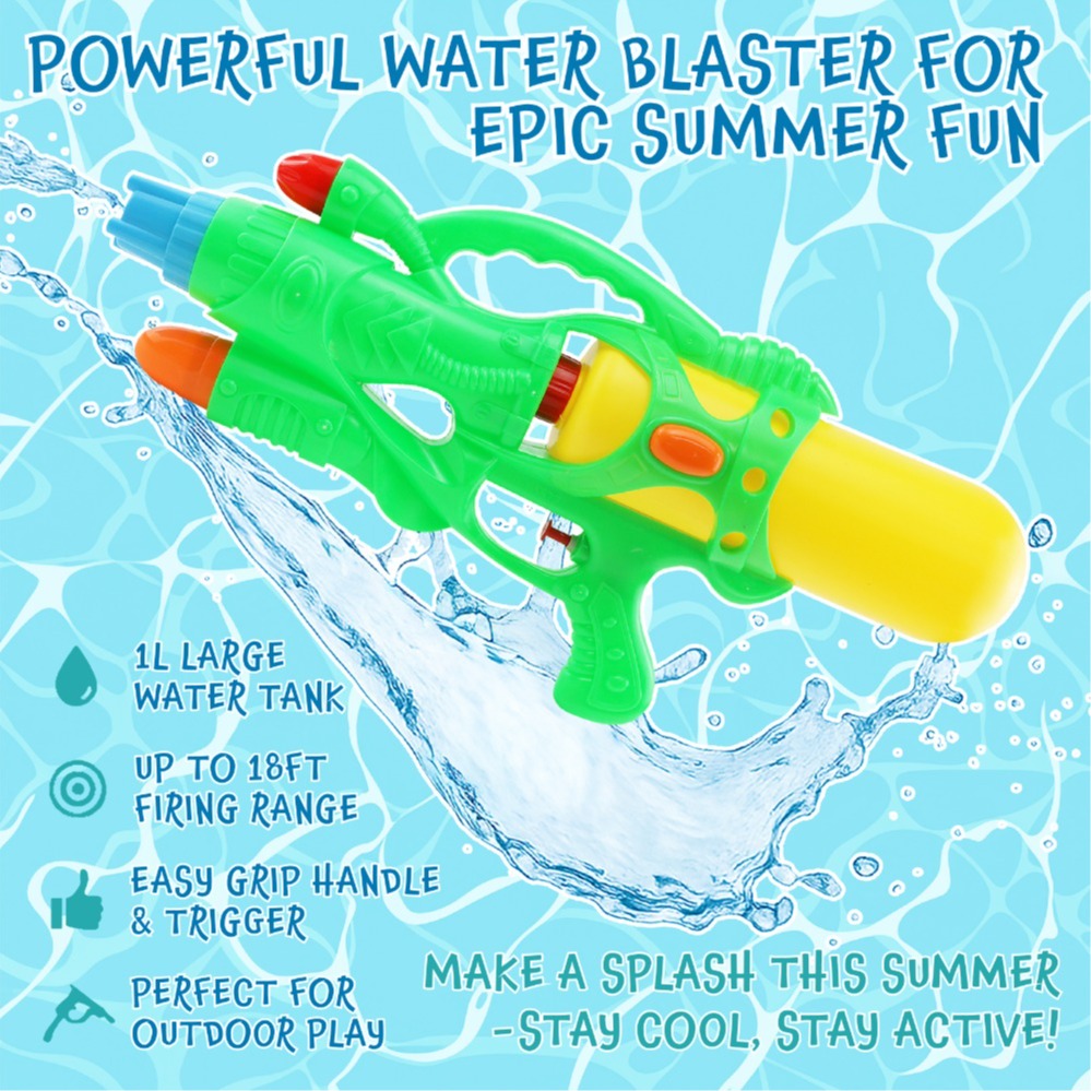 Large Water Gun Summer Pistol - 44X19CM / 17X7 Inch