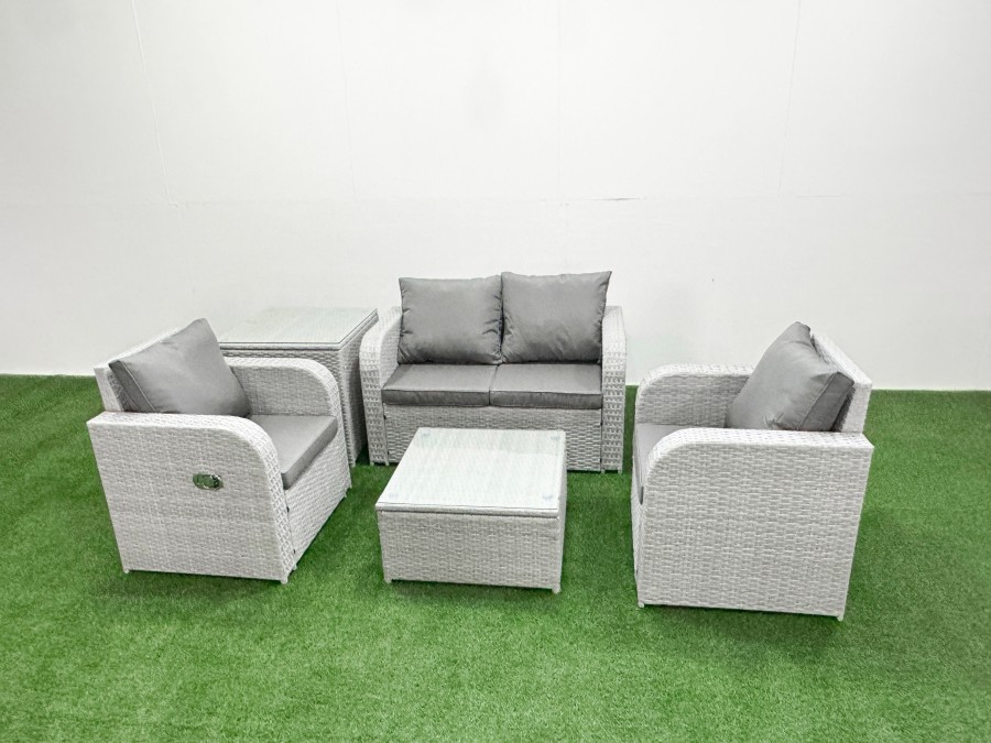 Click to view product details and reviews for Fimous Light Grey Pe Wicker Rattan Garden Furniture Set Sofa Set Reclining Adjustable Chair Square Coffee Table 4 Seater With Side Table. Click to view product details and reviews for Fimous Light Grey Pe Wicker Rattan Garden Furniture Set Sofa Set Reclining Adjustable Chair Square Coffee Table 4 Seater With Side Table.