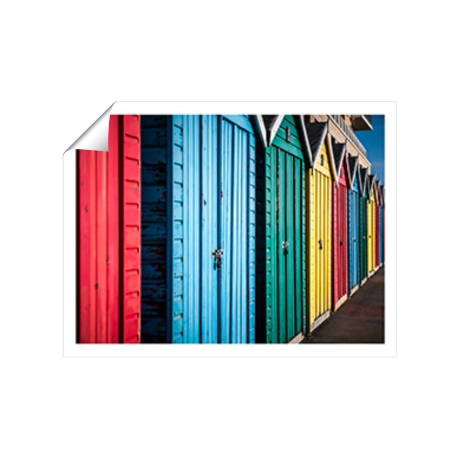 Click to view product details and reviews for Coloured Beach Huts Art Prints 8 X 10 No Frame.