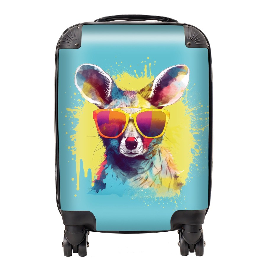 Click to view product details and reviews for Splashart Wallaby In Glasses Suitcase Mini Cabin.