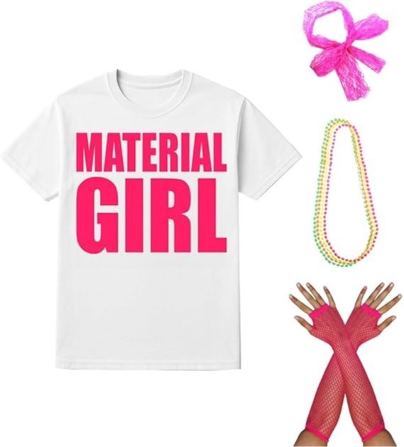 Click to view product details and reviews for Material Girl 80s Costume For Women Large.