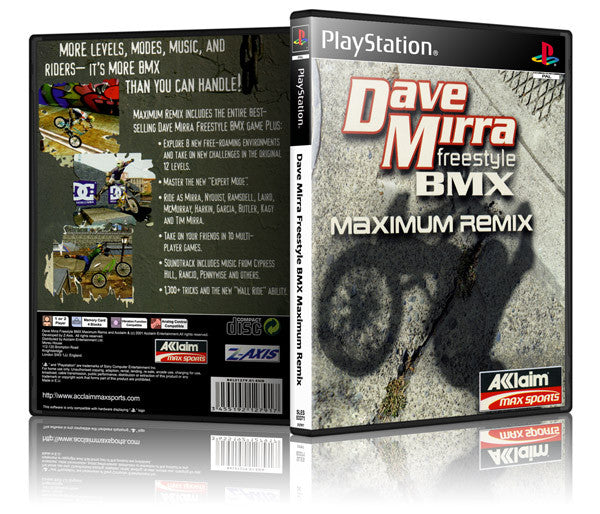 Dave Mirra Freestyle BMX Maximum Remix Game Cove... | Cazaar