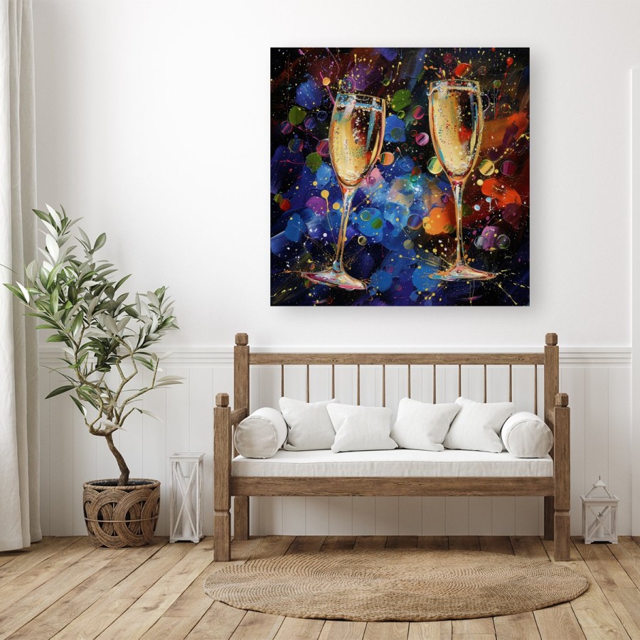 Click to view product details and reviews for Splashart Champagne Flutes Canvas Large 30 X 30. Click to view product details and reviews for Splashart Champagne Flutes Canvas Large 30 X 30.