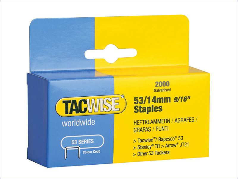 Click to view product details and reviews for 53 Light Duty Staples 14mm Type Jt21 A Pack 2000 Tac0338.