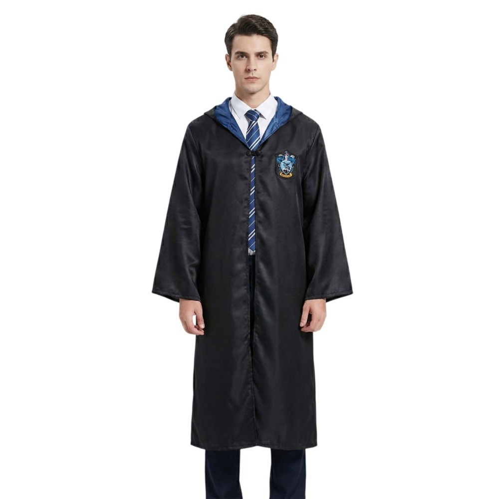Adults Harry Potter Costume | Ravenclaw Cloak, Tie & Tattoos