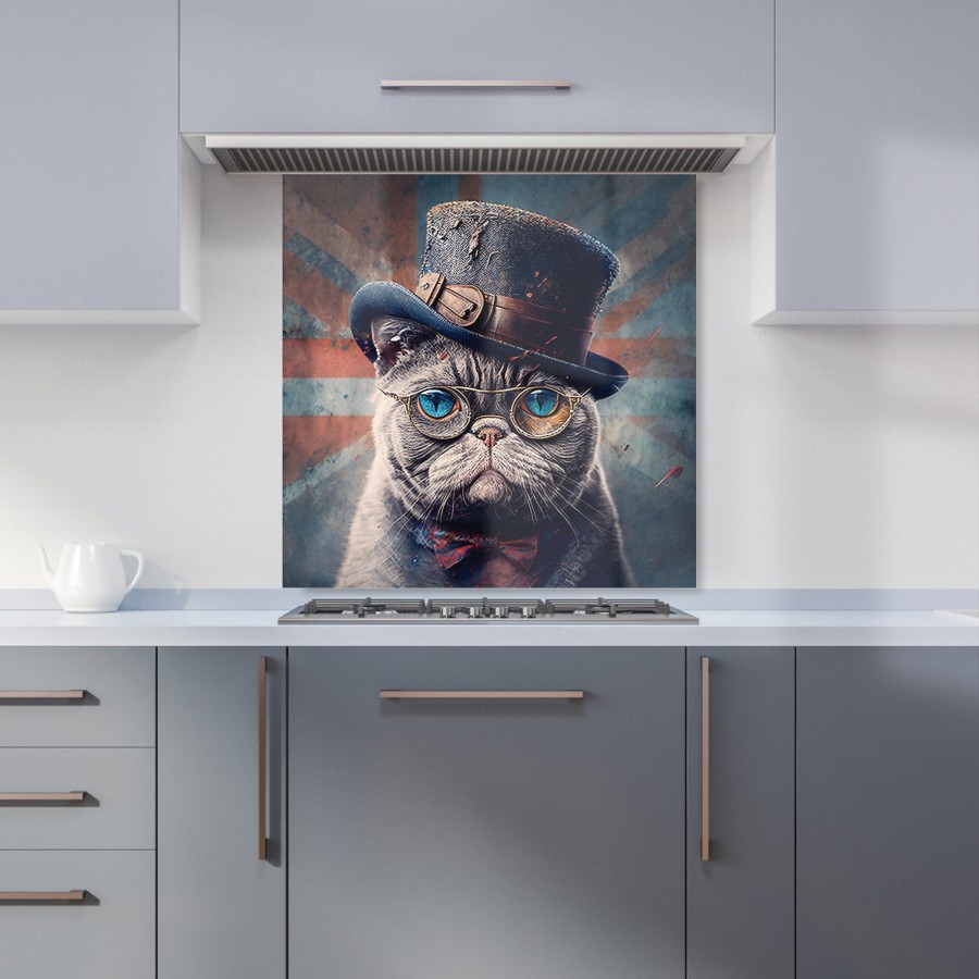 Click to view product details and reviews for British Shorthair Cat Kitchen Splashback W600mm X H600mm.