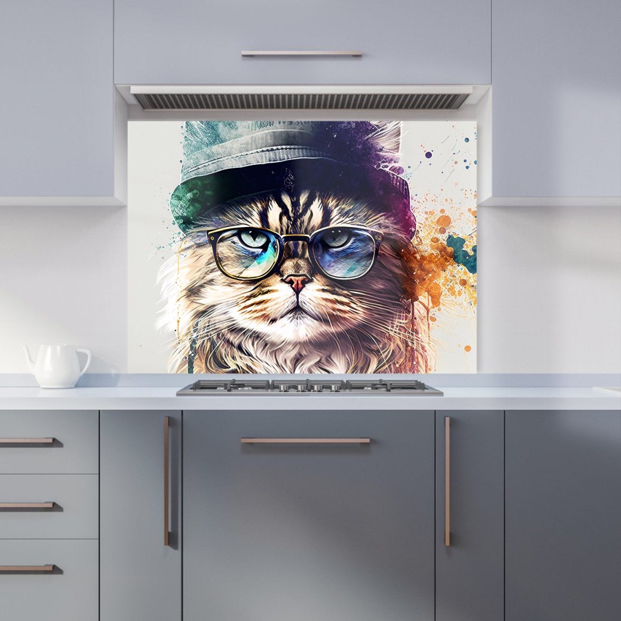 Click to view product details and reviews for Siberian Cat Face Splashart Kitchen Splashback W595mm X H745mm.