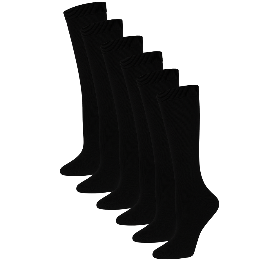 Click to view product details and reviews for Girls Knee High Socks Cotton Back To School Uniform Socks Party Wear Long Socks 11 14 Years 6 Pack Black.