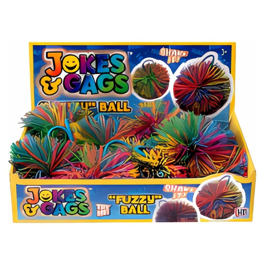 Rainbow Colours Fuzzy Balls