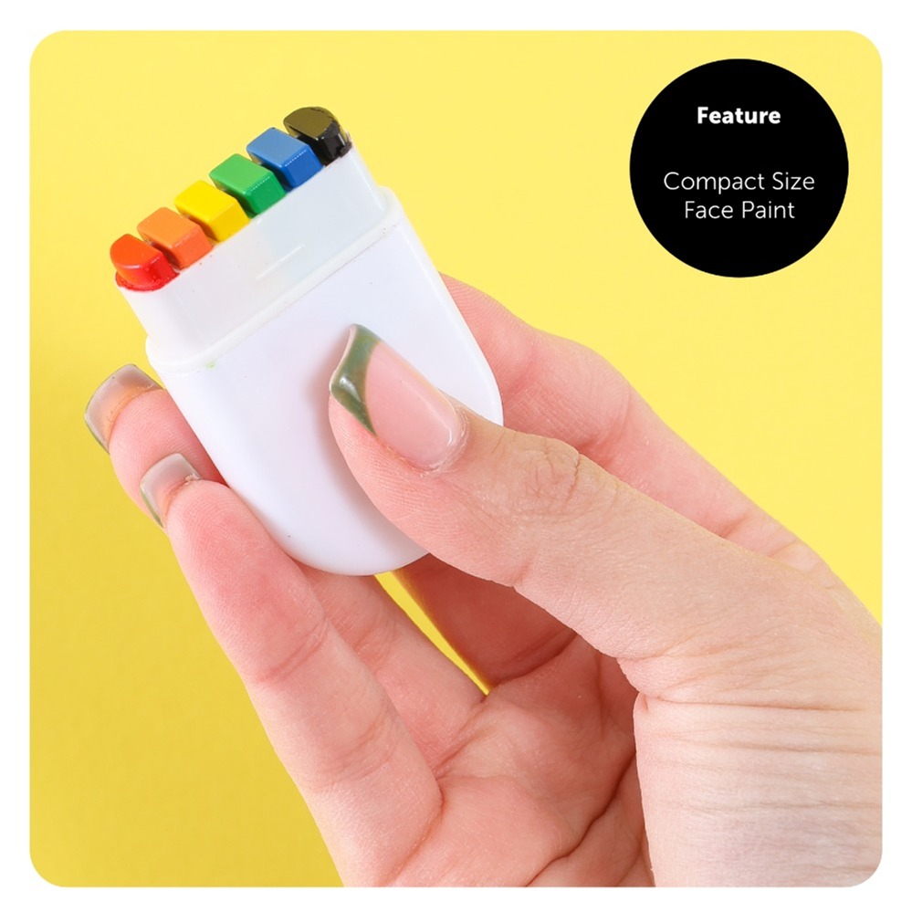 Rainbow Pride Headband, Vuvuzela and Facepaint Stick Set